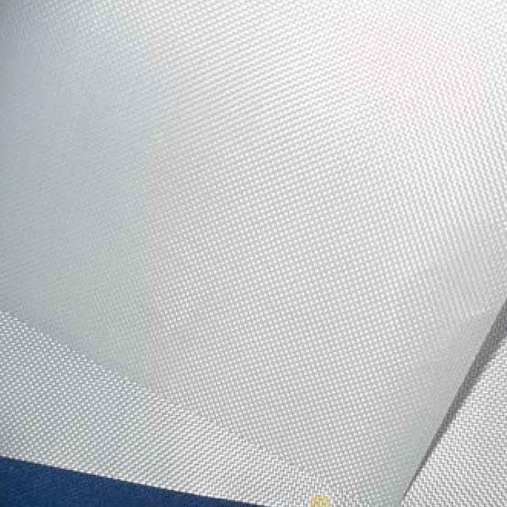 White color Plain woven fiberglass clothes for insulation material