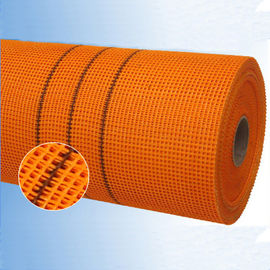 Orange Alkali Resistant EIFS Fiberglass Mesh 4x4mm