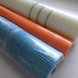 Different colors different width high strength fire - resistant fiberglass mesh used on the wall (EPS)