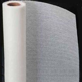 White color and high strength fiberglass tissue for wall covering