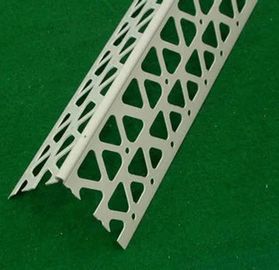 White color PVC angle bead with high quality fiberglass net used for wall corner