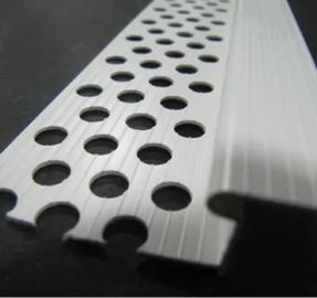 White color PVC angle bead with high quality fiberglass mesh used for wall corner