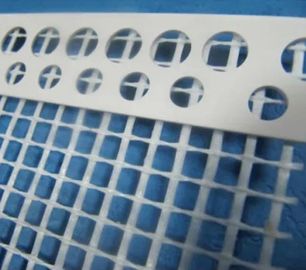 White color Plastic Corner profile with good quality fiberglass mesh used for wall corner