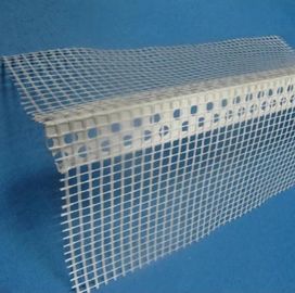 White color Plastic Corner profile with good quality fiberglass mesh used for wall corner