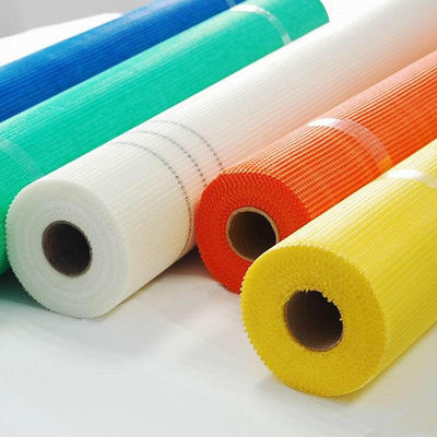 Flexible 4x4mm 145g Fireproof Fiberglass Mesh