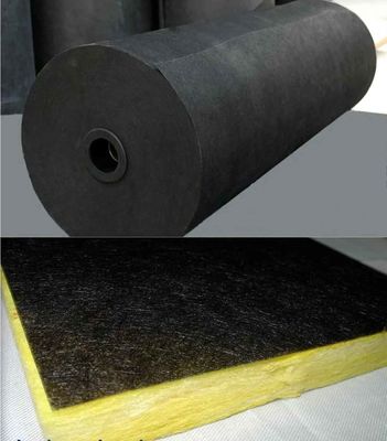45g black color Non Woven Fiberglass mat For Acoustic Ceiling Panel